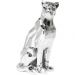 Декоративная фигурка Sitting Cat Rivet Chrome 82 см